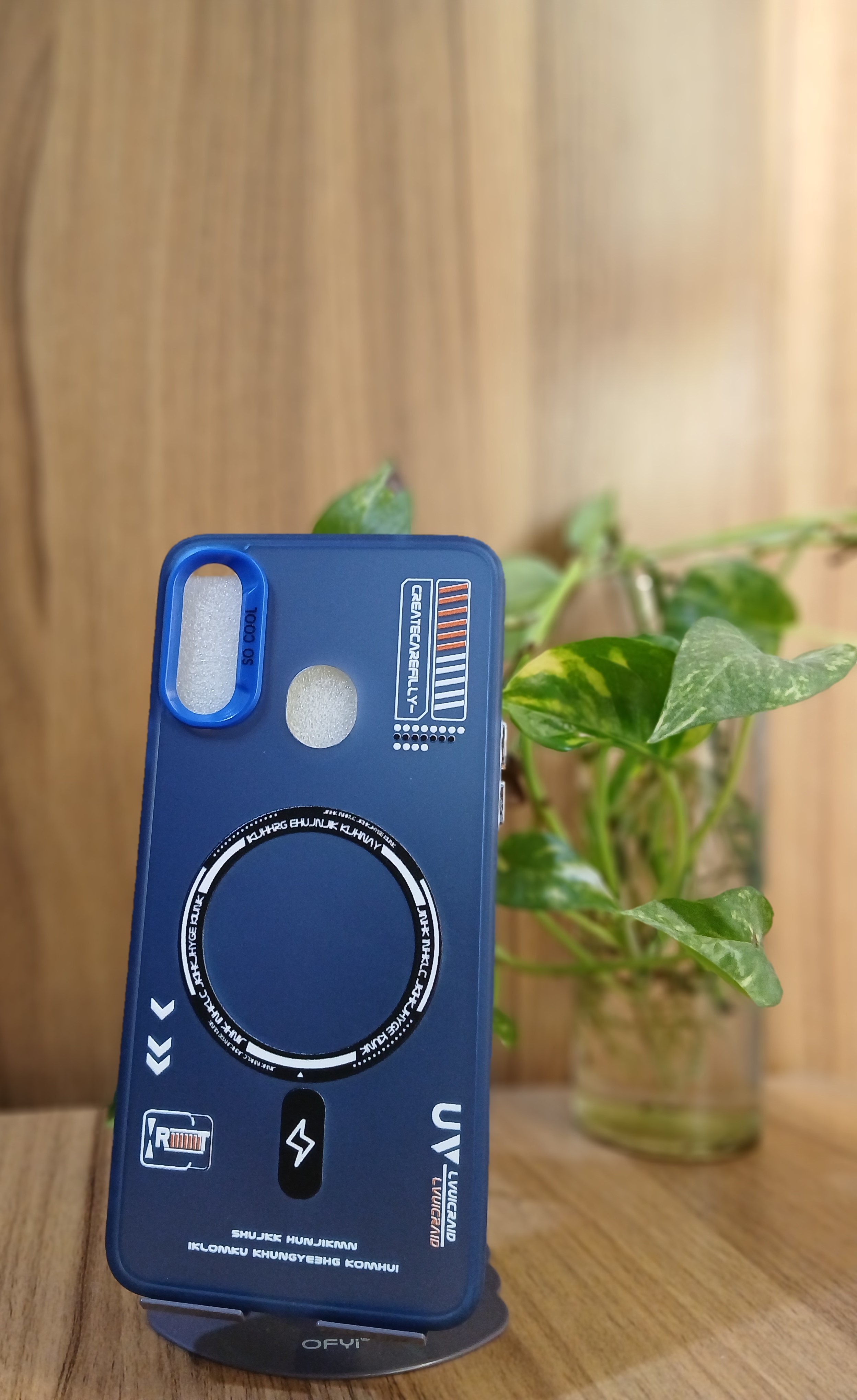 قاب سوکول طرح مگ سیف آبی samsung a20s