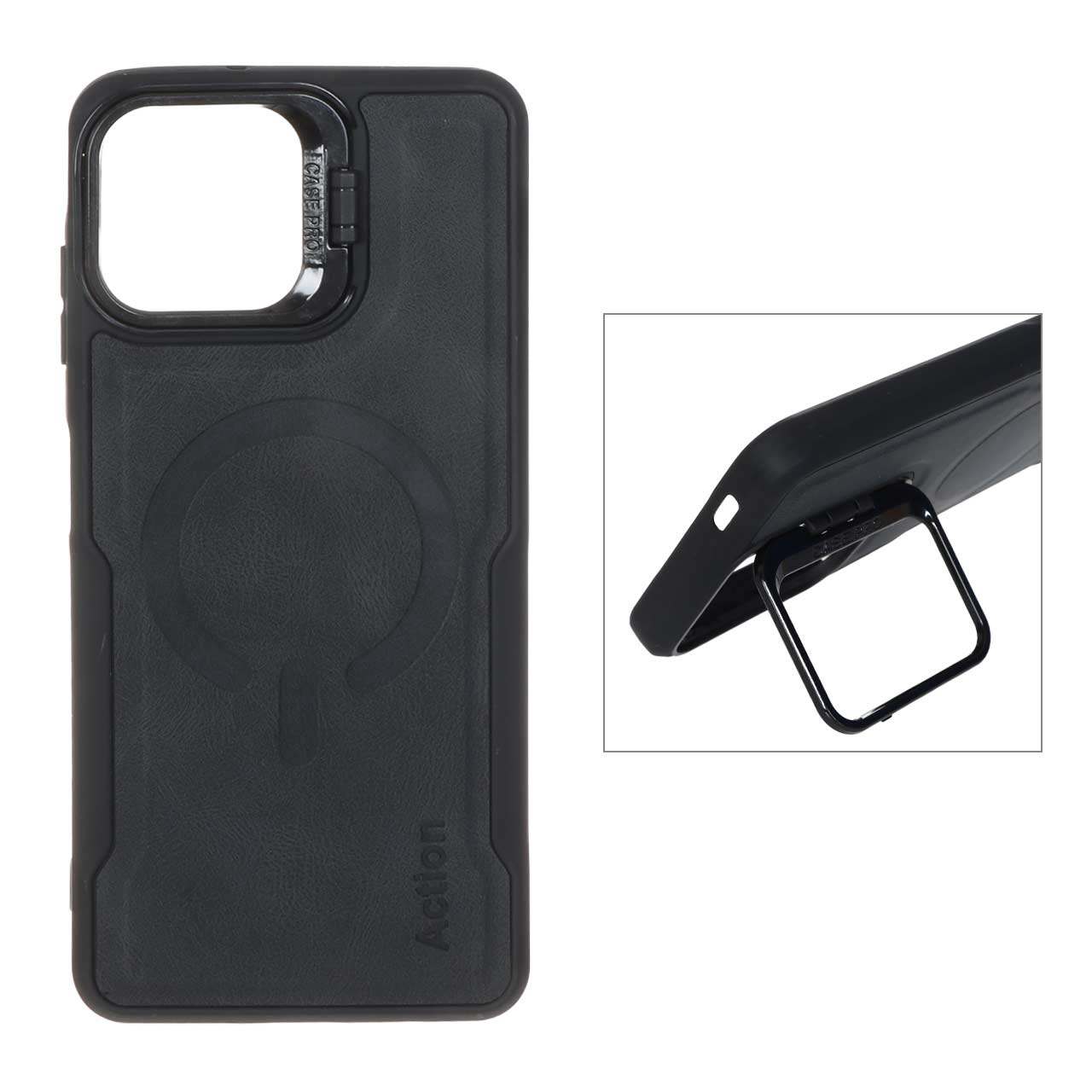 قاب طرح مگ سیف استندشو Samsung galaxy a06