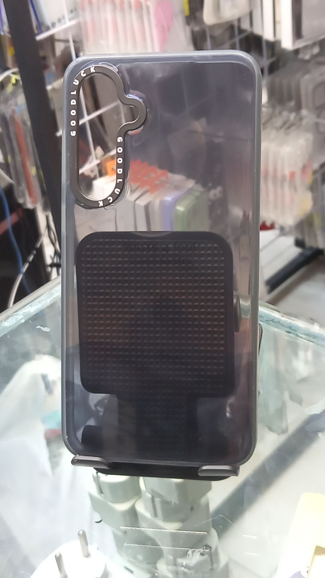 قاب شفاف مشکی ساده سامسونگ Samsung s24 fe