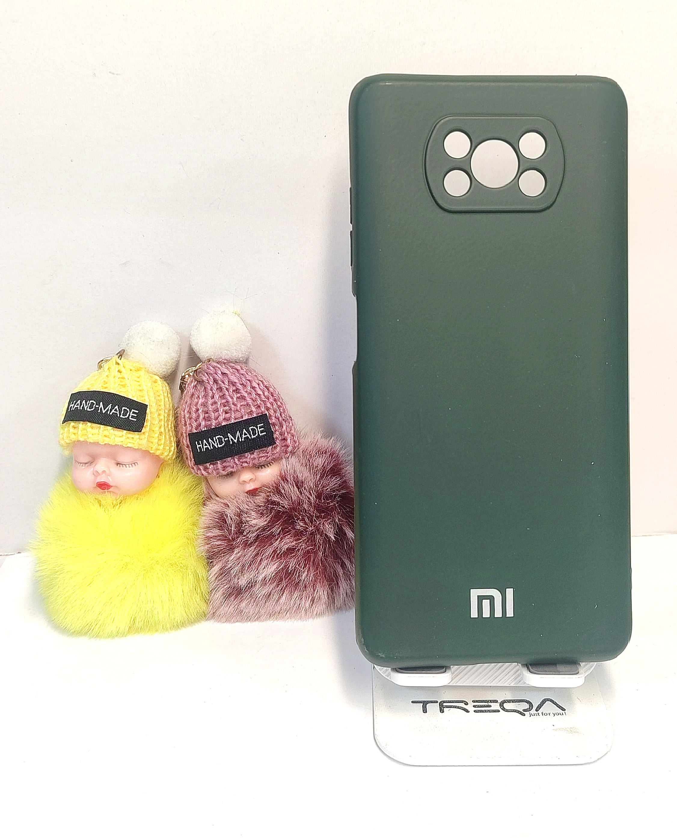 قاب نیو سیلیکون محافظ لنزدار شیائومی poco x۳_RF  سبز تیره