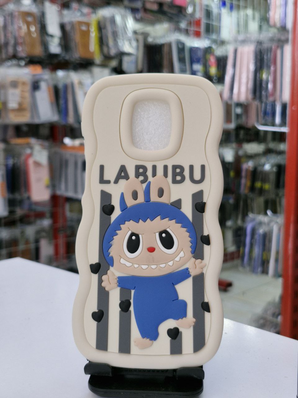 قاب سولید طرح عروسکی babubu کرمی xiaomi note 9 pro