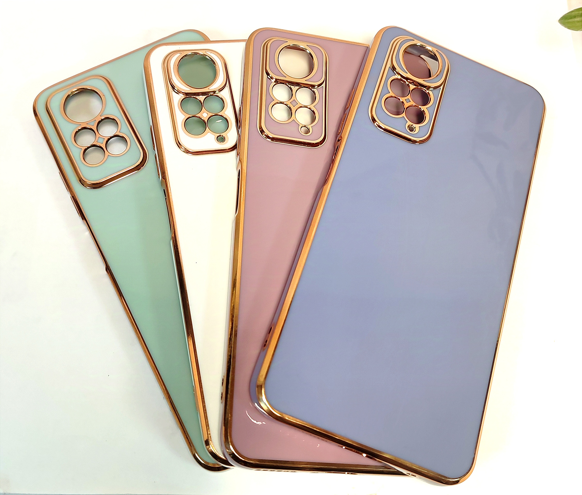 قاب لبه طلایی محافظ لنزدار  شیائومی Note ۱۱ /۴G در رنگبندی