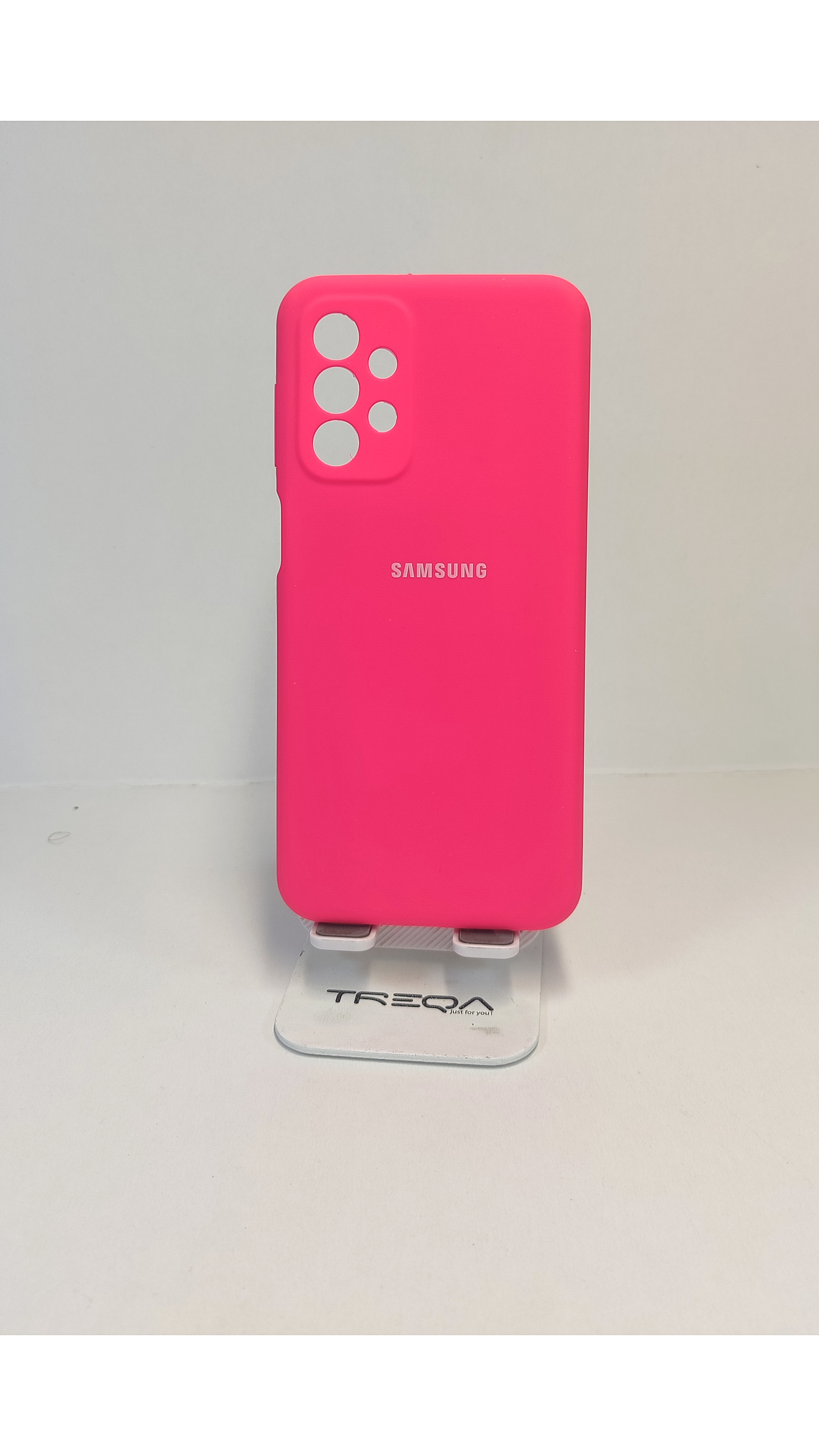 قاب سیلیکونی محافظ لنزدار سامسونگ A۲۳ صورتی