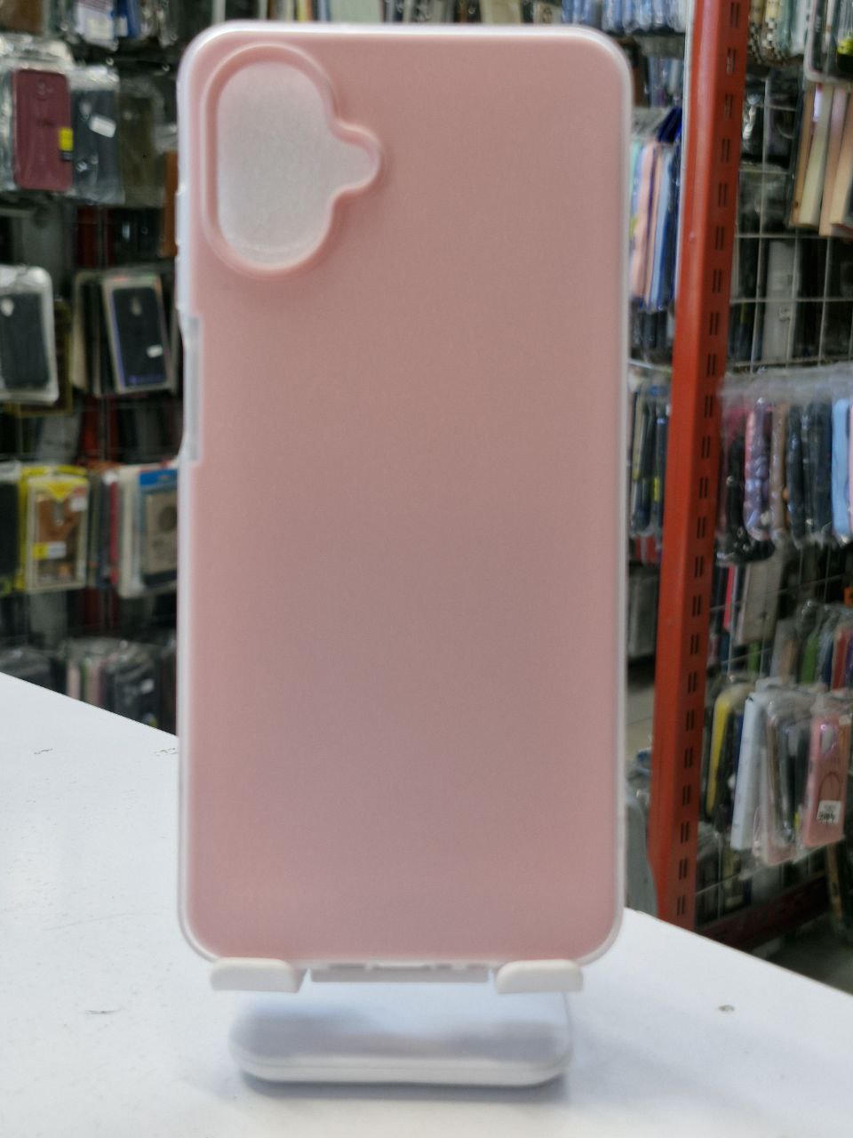 قاب رنگی مات سامسونگ Samsung a07 صورتی