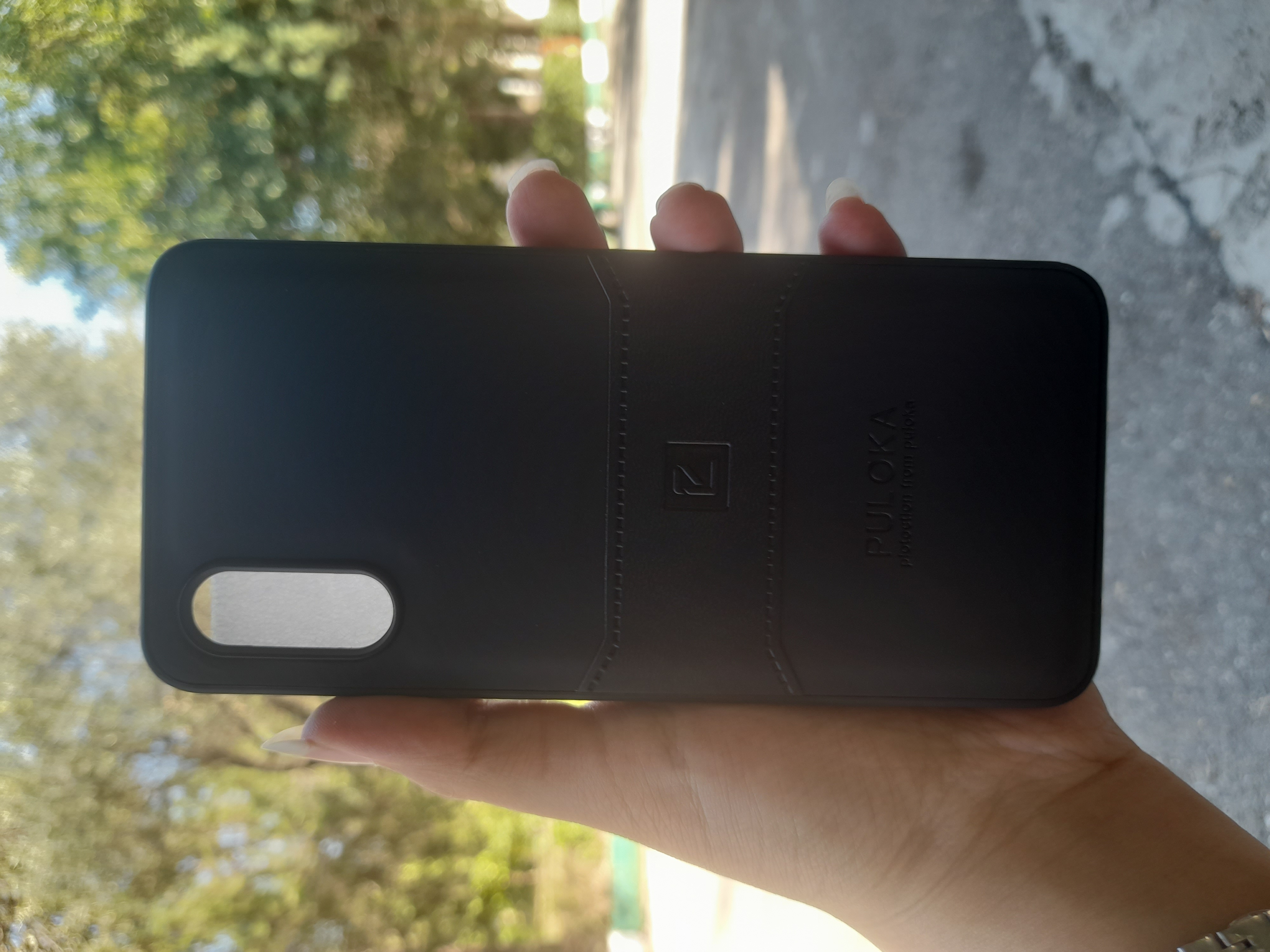 قاب ساده طرح دوخت مشکی سامسونگ Samsung  a02