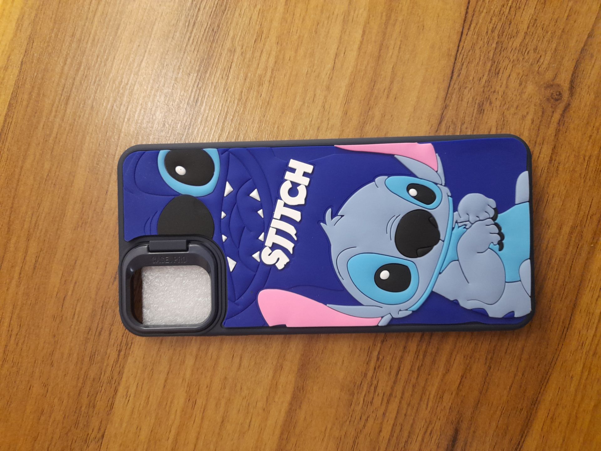 قاب سولید عروسکی stitch آبی samsung a05