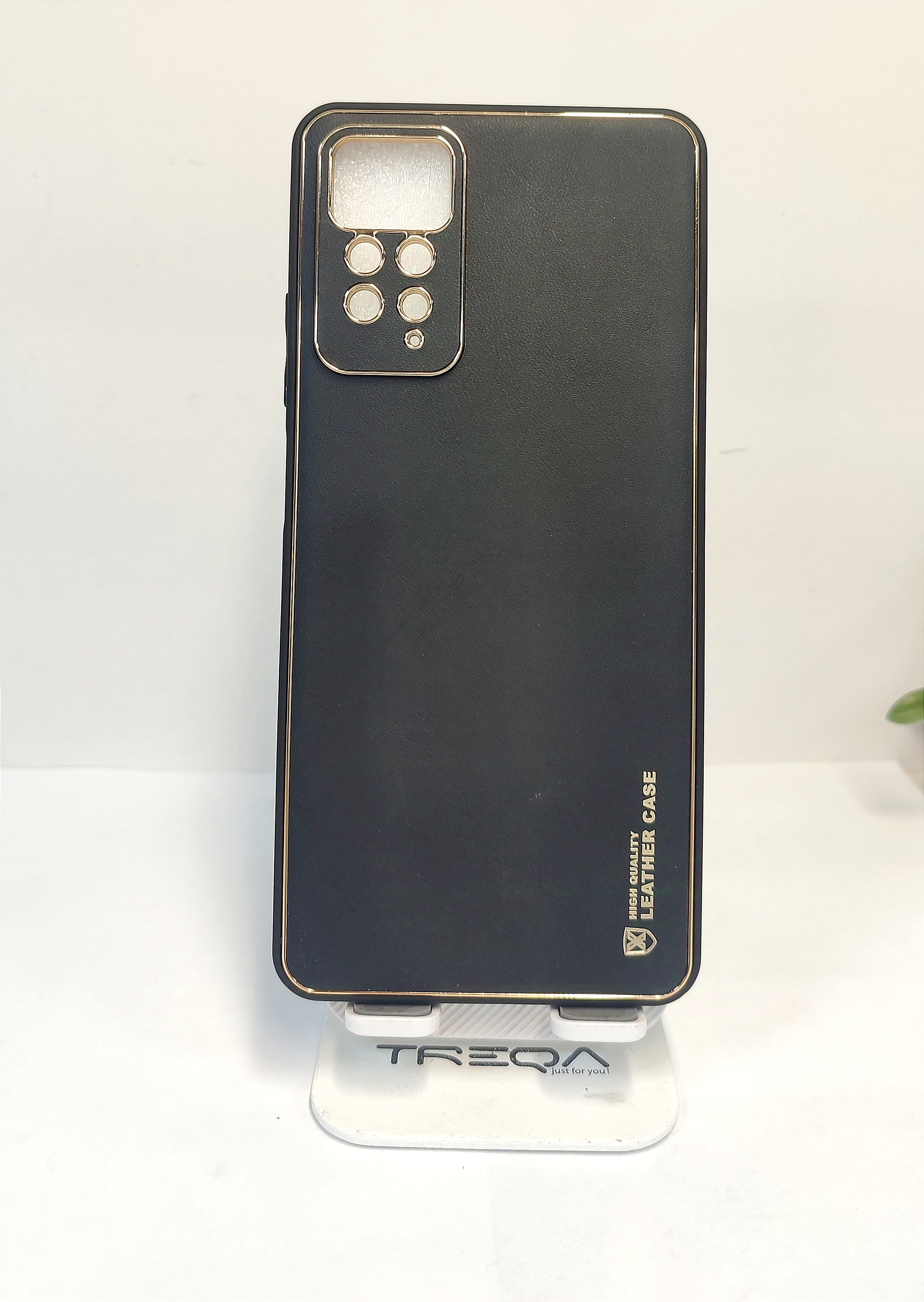 قاب my case  چرم اورجینال  شیائومی Redmi note ۱۱ pro ۴G /۱۱pro ۵G /note۱۱ Epro / مشکی محافظ لنزدار