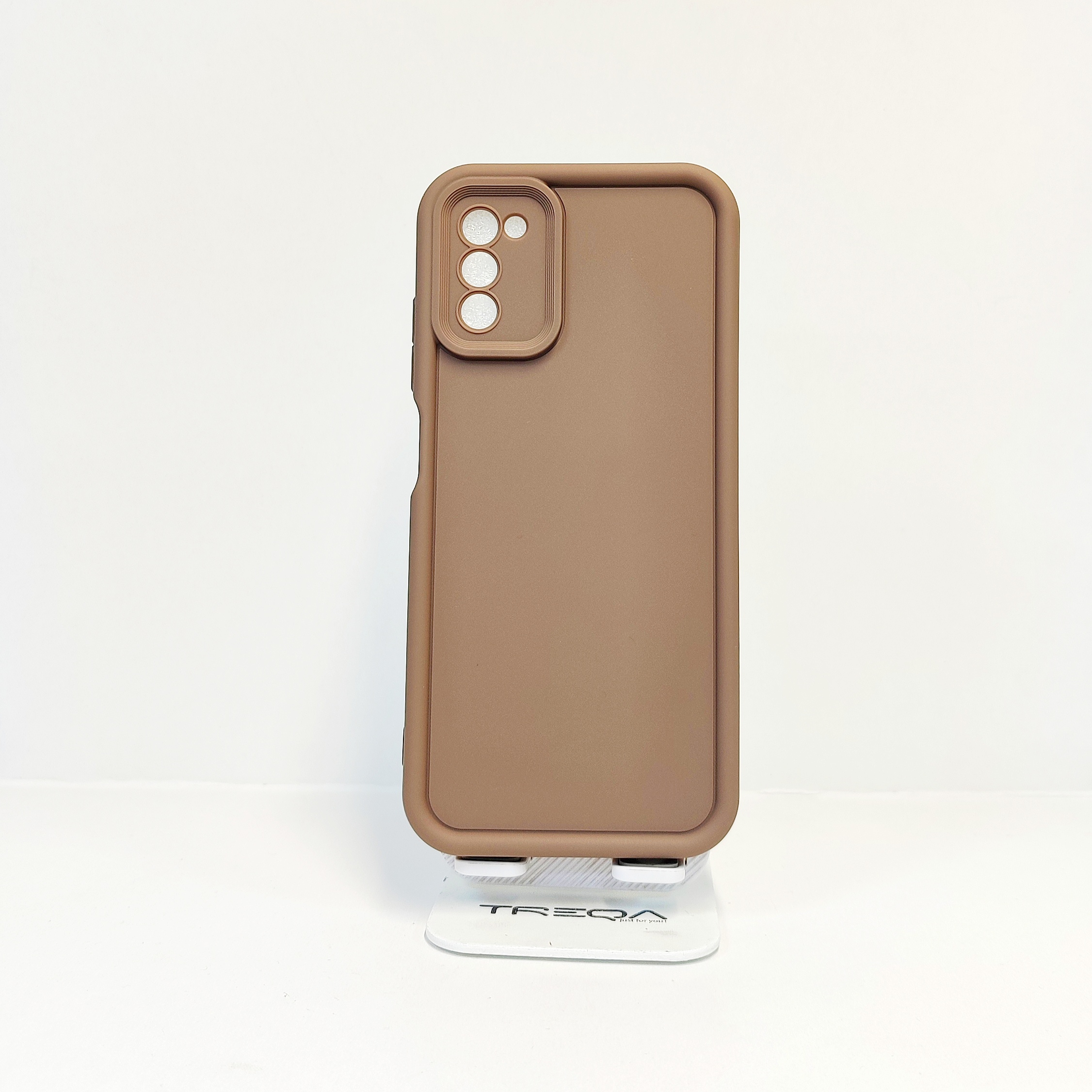 قاب سولید سیلیکونی محافظ لنزدار سامسونگ A۰۳s/ قاب samsung A۰۳s