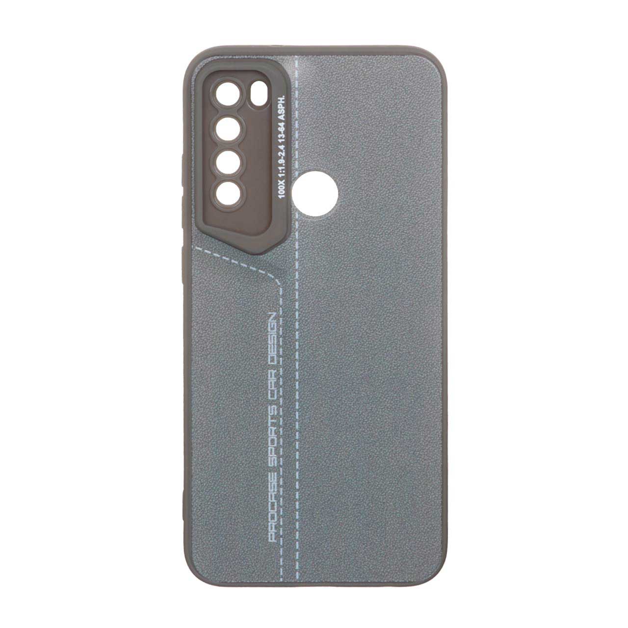 قاب Sports Design طرح دوخت Xiaomi Redmi Note 8 - خاکستری