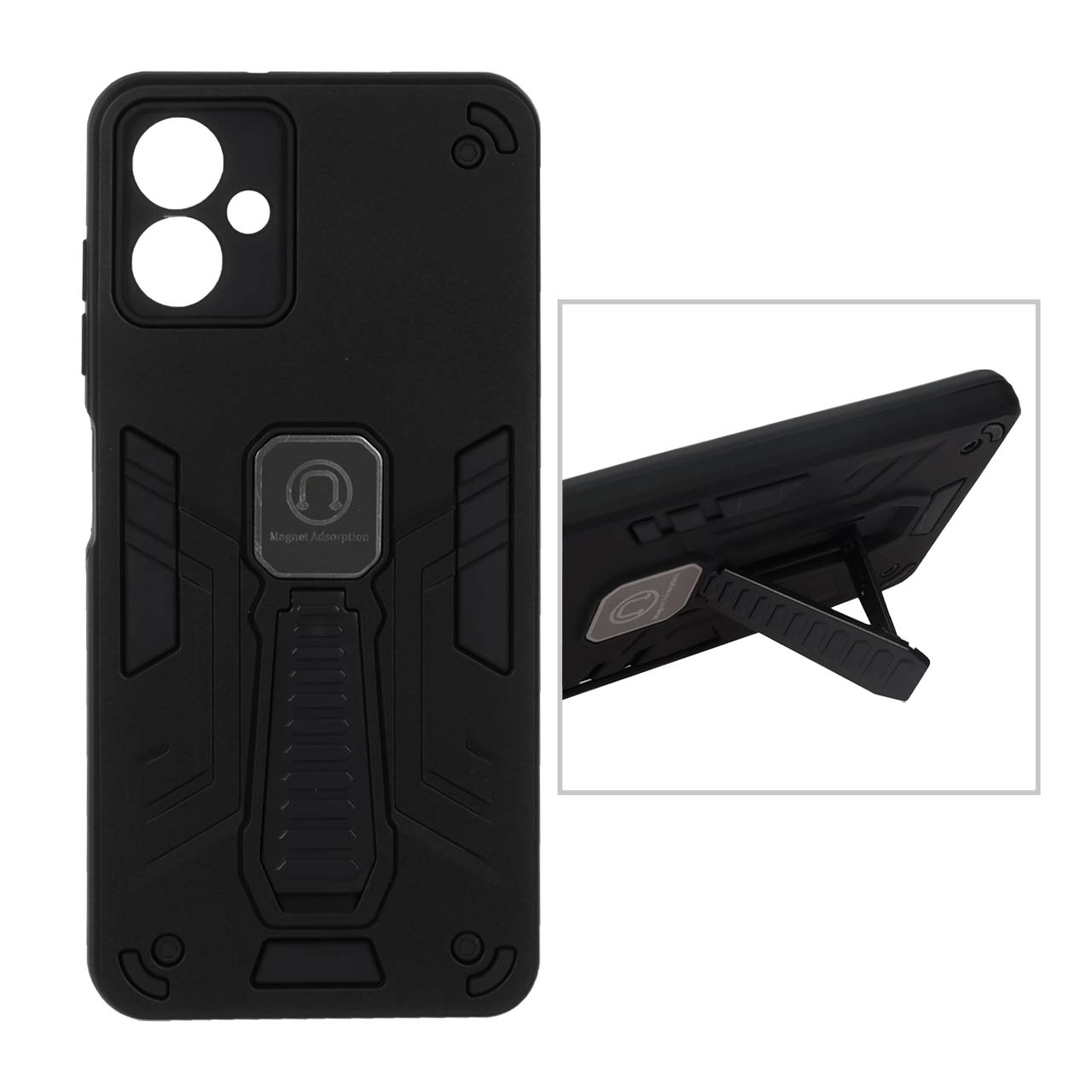 قاب بتمن استندشو Samsung Galaxy A06 - مشکی