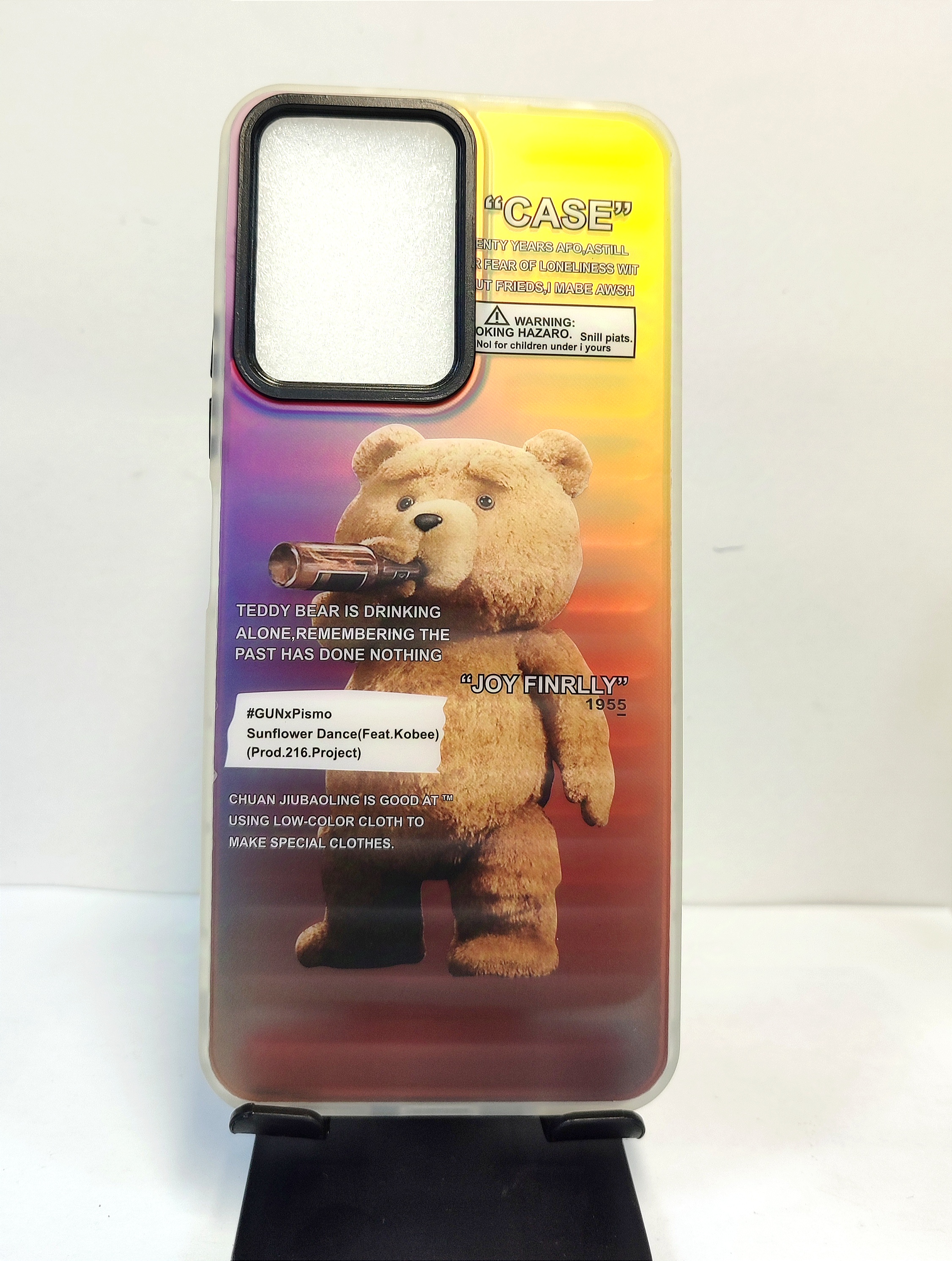 قاب سه بعدی طرح خرسی  شیائومی note ۱۲ ۴G /  قاب فانتزی