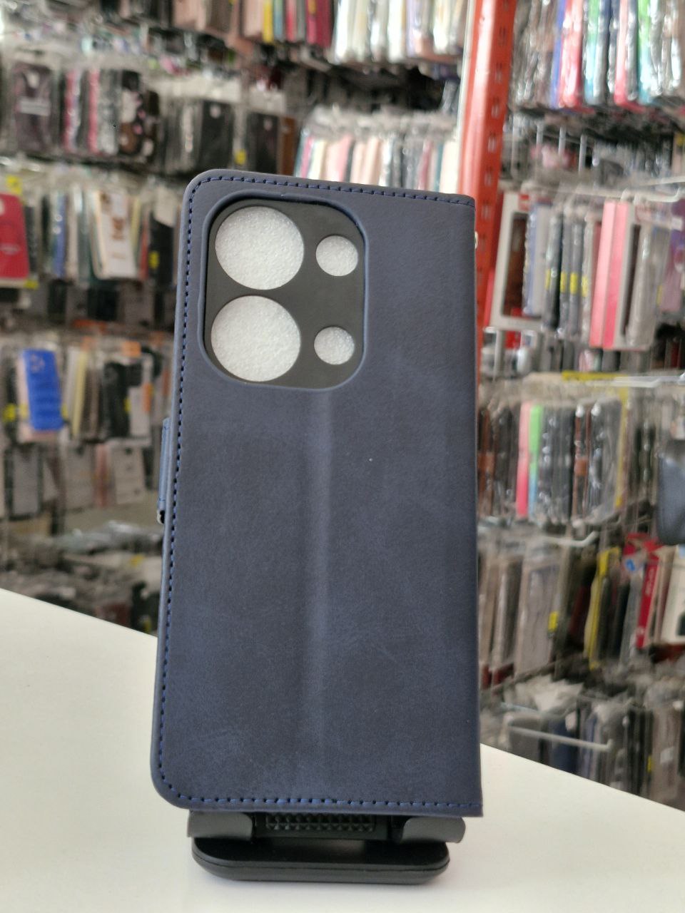 قاب کیفی مگنتی سرمه ای xiaomi note 13 4G