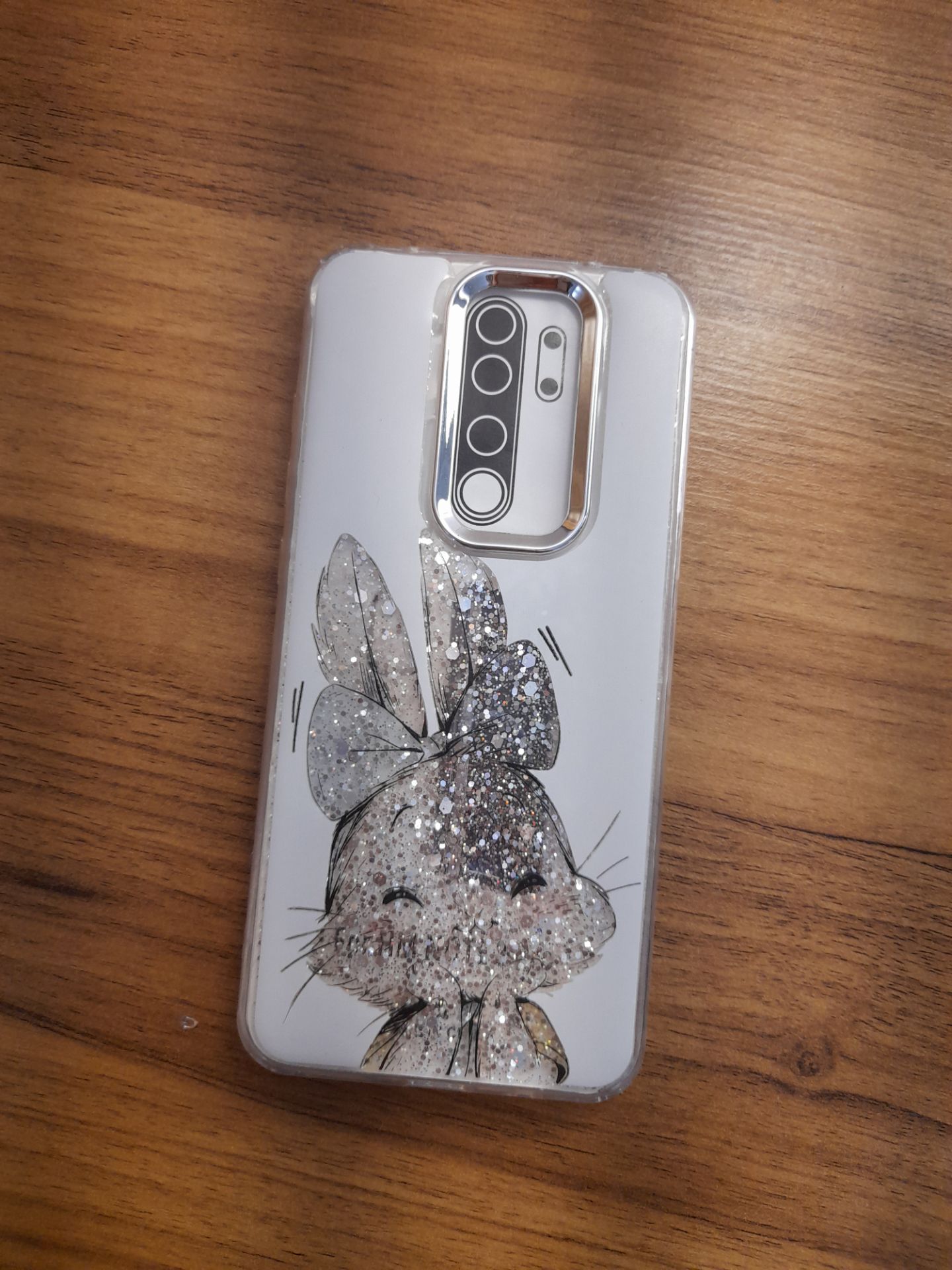 قاب رزینی طرح خرگوش xiaomi note 8 pro