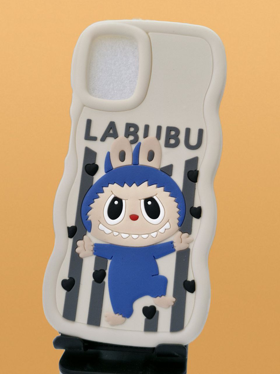 قاب سولید طرح عروسکی babubu  کرمی xiaomi note 12 pro 4G