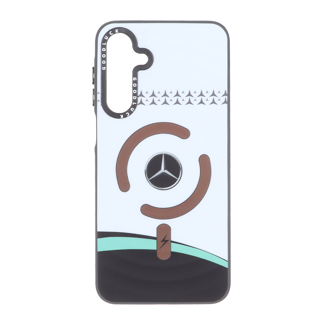 قاب طرح مگ سیو دار سفید Samsung galaxy a16