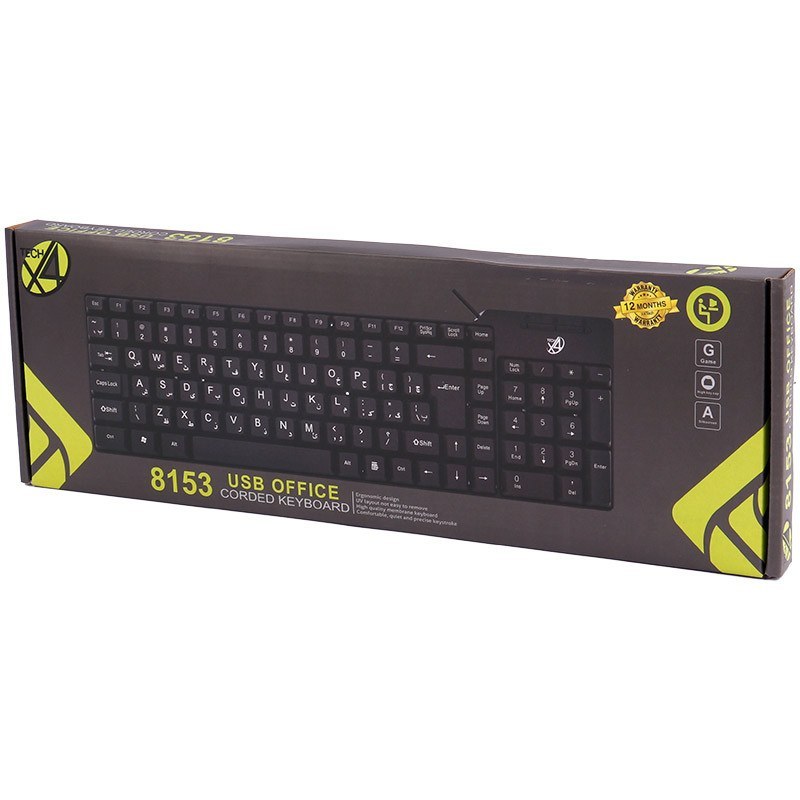 کیبورد سیم دار X4TECH مدل 8153