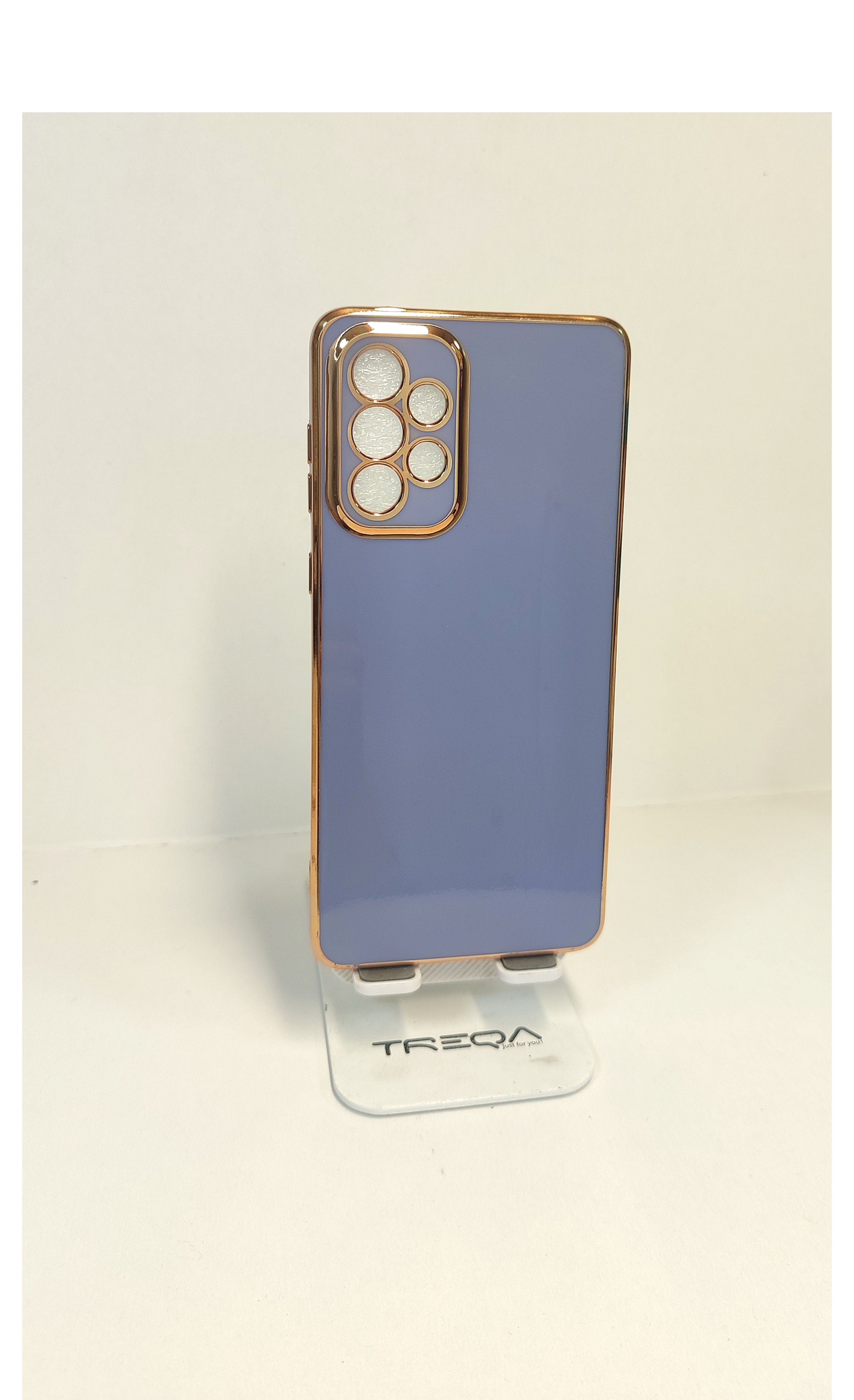 قاب دور طلایی سامسونگ A۷۳ آبی