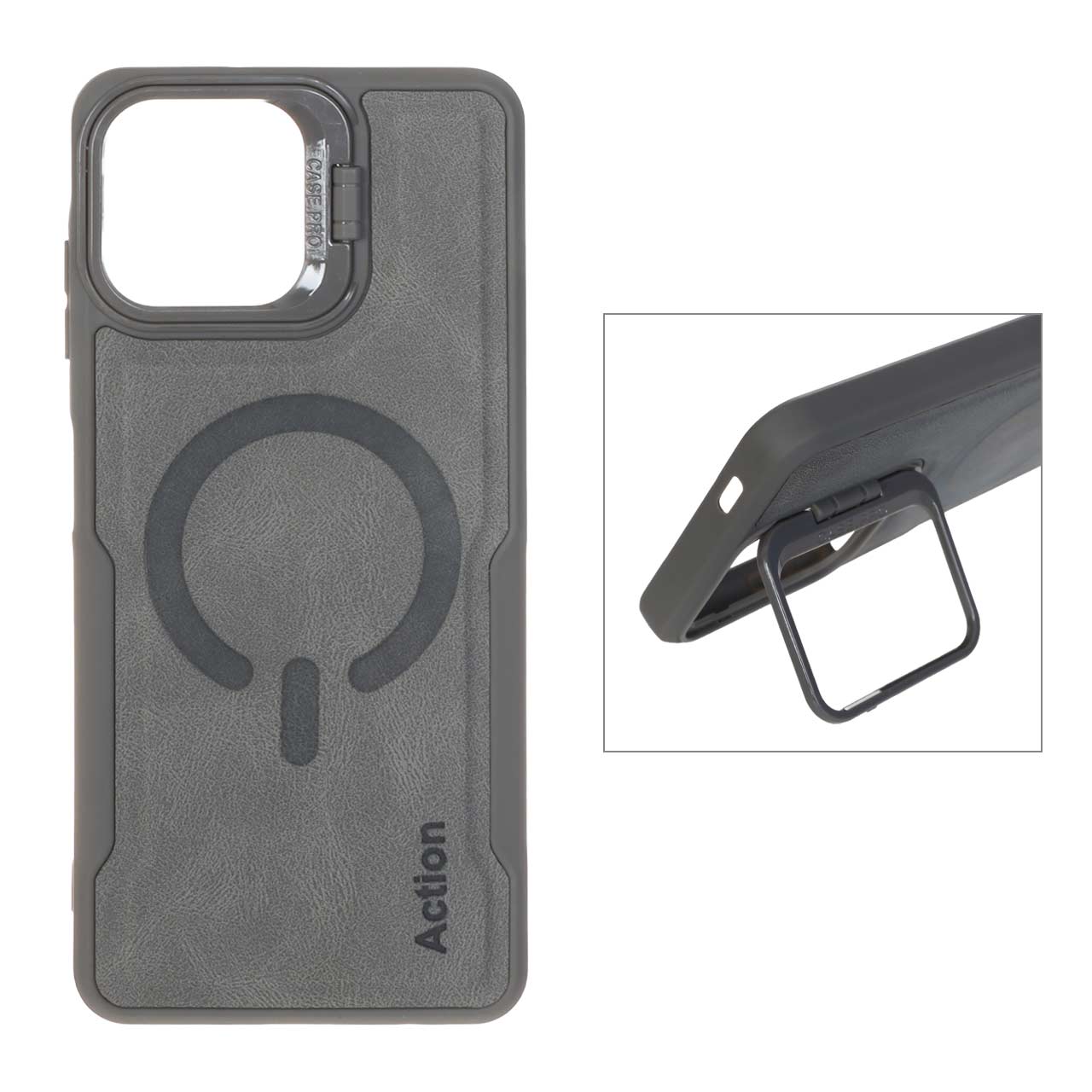 قاب طرح مگ سیف استندشو Samsung galaxy a06