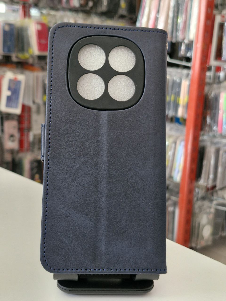 قاب کیفی مگنتی سرمه ای xiaomi note 14pro