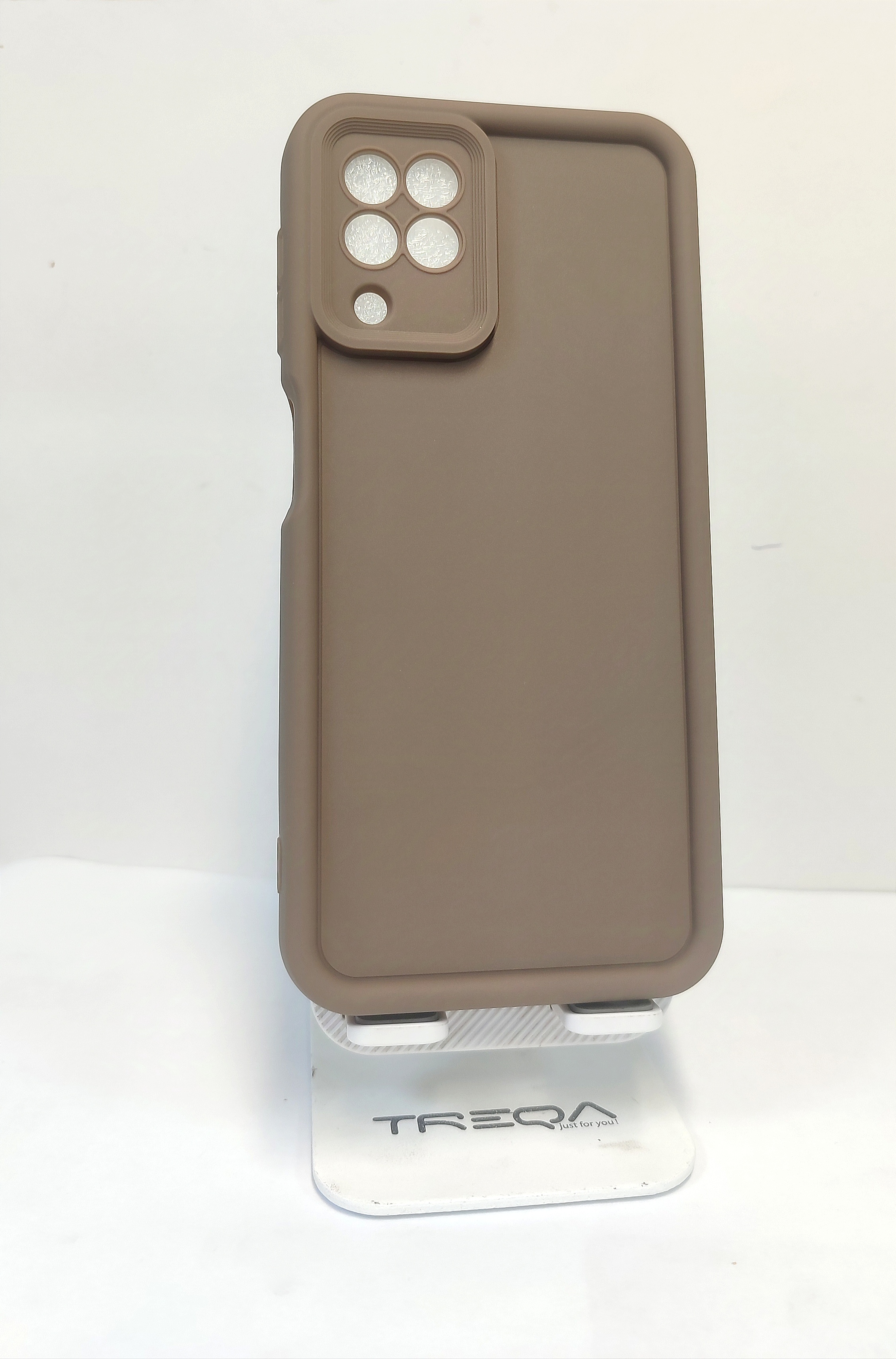 قاب سولید قهوه ای  samsung galaxy A22/4G/قاب سامسونگ m32 4G m22