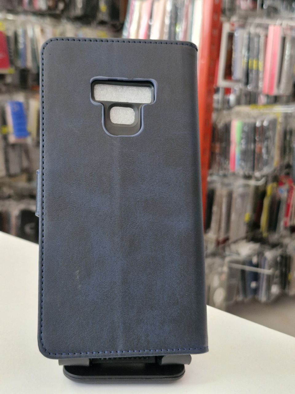 قاب کیفی مگنتی سرمه ای Samsung note 9