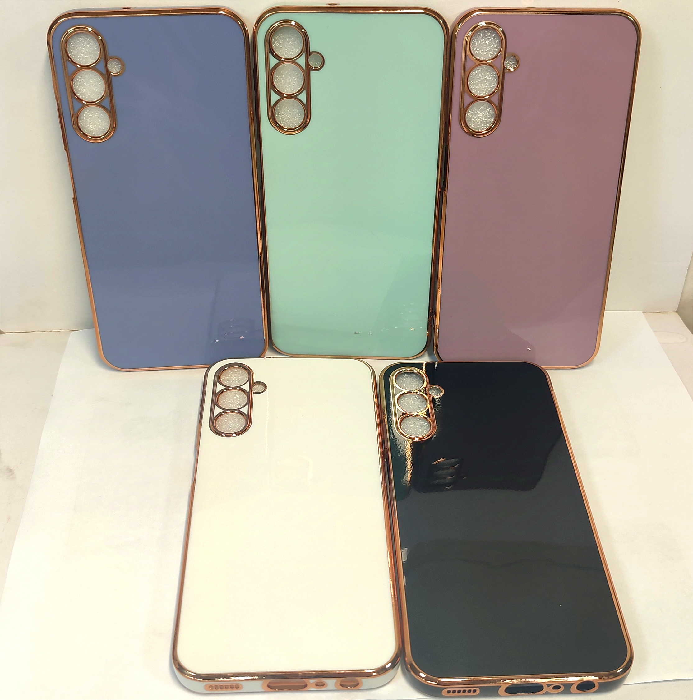 قاب samsung galaxy A24/4G / قاب سامسونگ دور طلایی