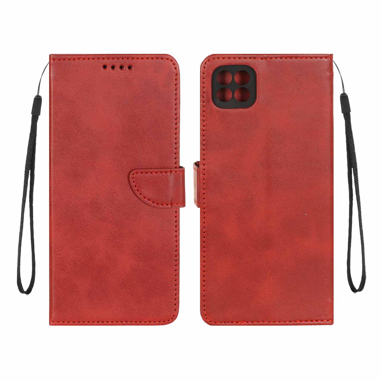 قاب کیفی مگنتی جاکارتی دار قرمز Samsung galaxy a22 5G