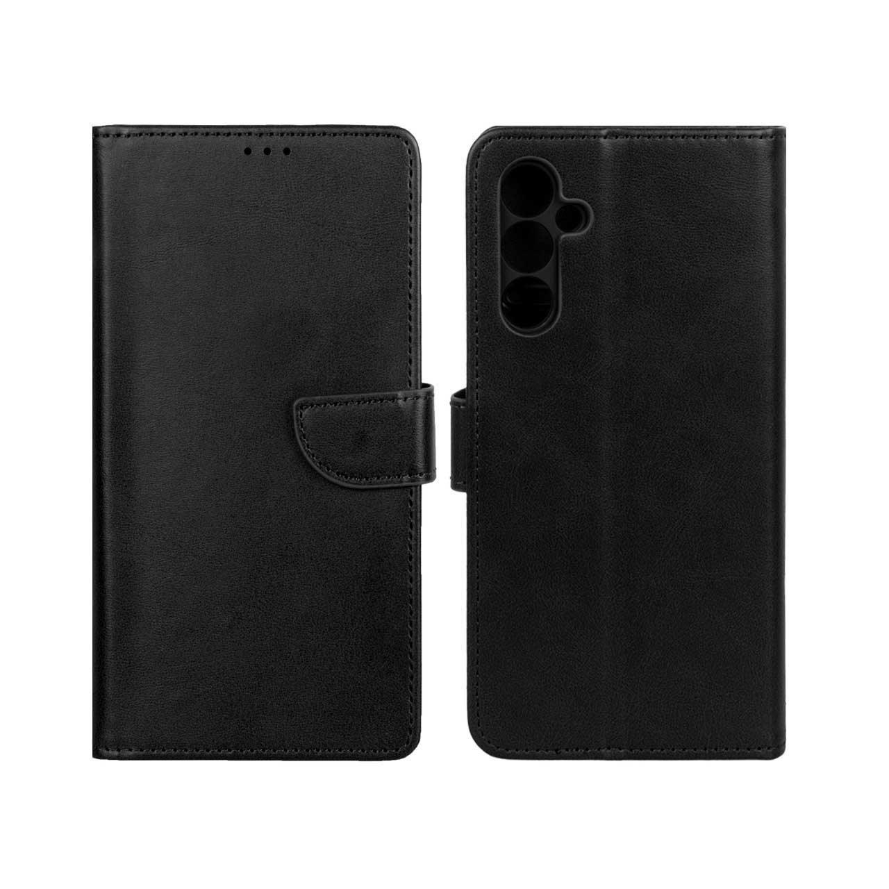 گارد کیفی چرمی موبایل مگنتی محافظ لنز دار سامسونگ Samsung galaxy A34