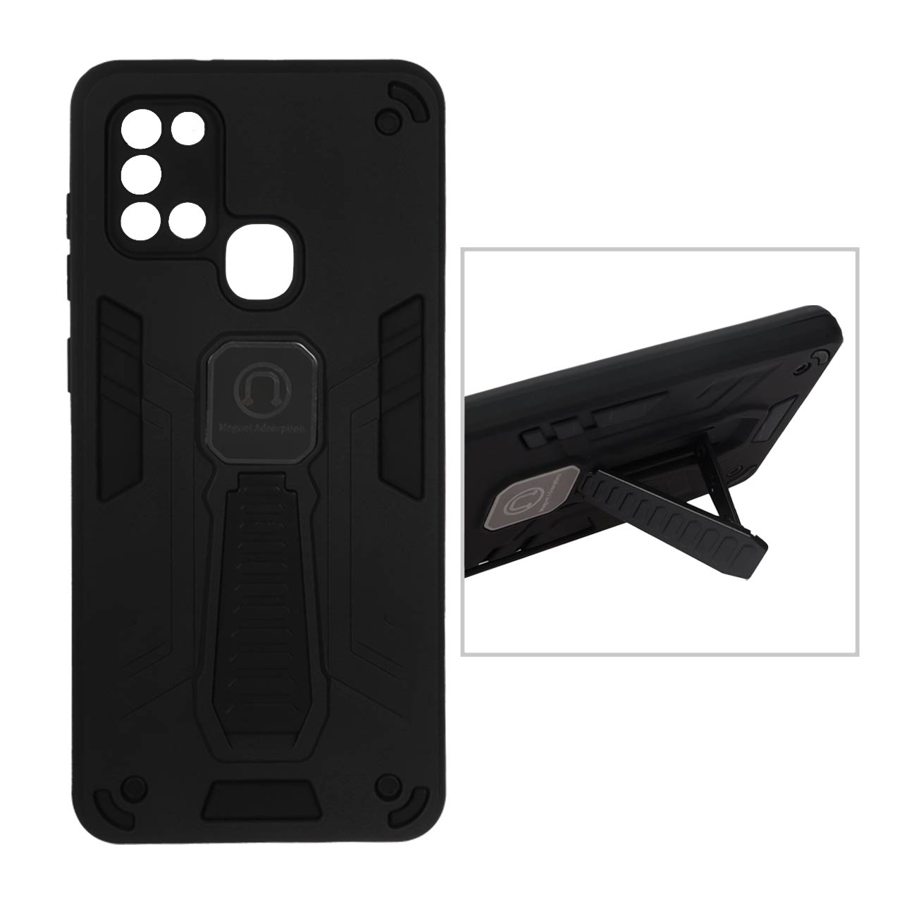 قاب بتمن استندشو Samsung Galaxy A21s - مشکی