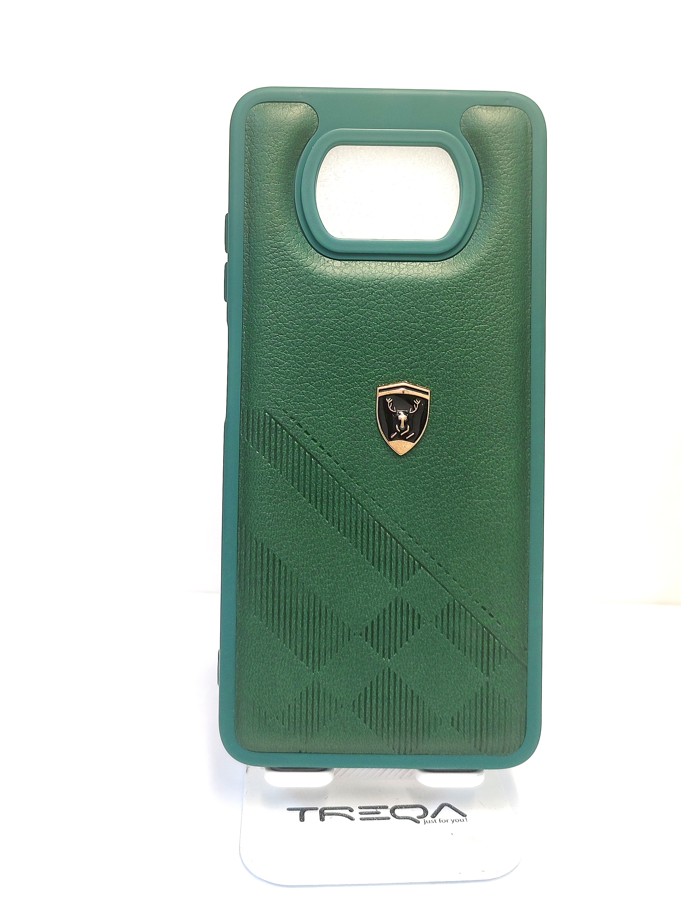 قاب لاماری طرح چرم مدل شیائومی poco x۳pro /pocox۳ Nfc سبز ستیره