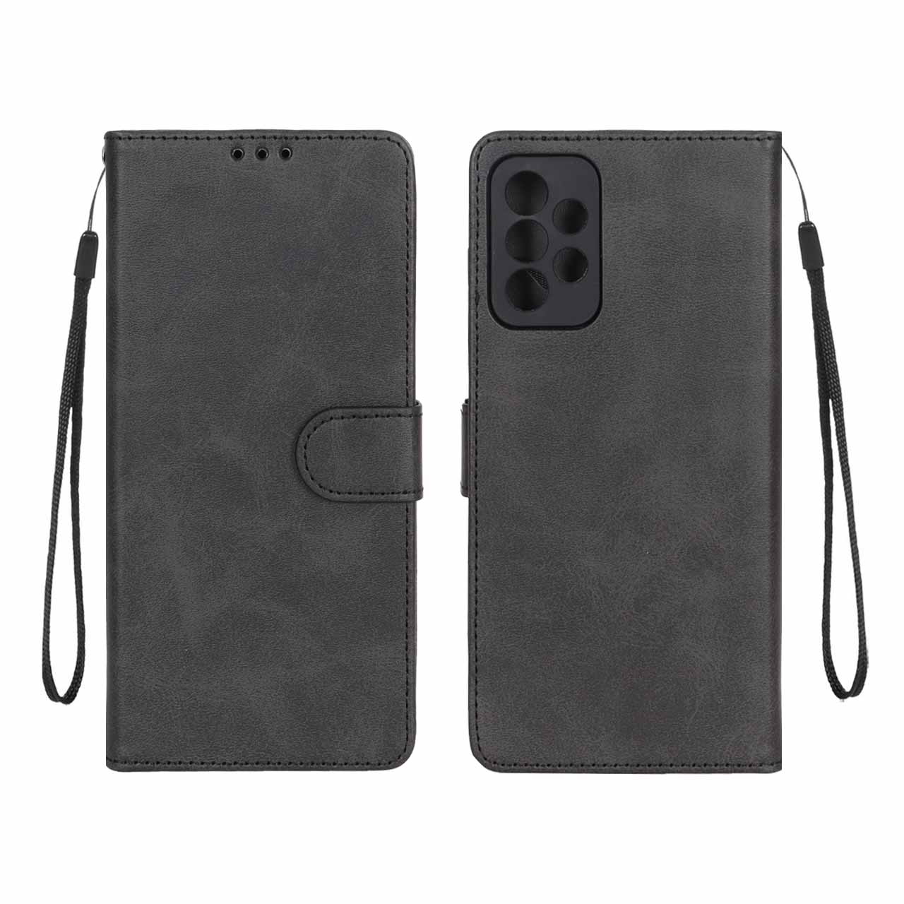 قاب کیفی مگنتی جاکارتی دار مشکی Samsung galaxy a72