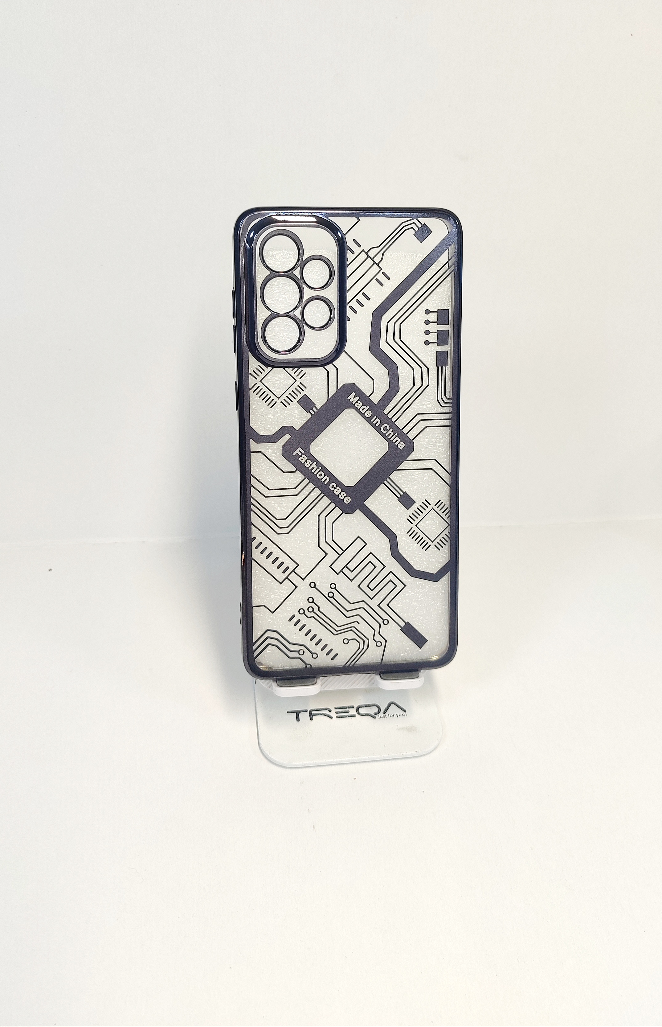 قاب طرح الکتریکی سامسونگ A۷۳ مشکی