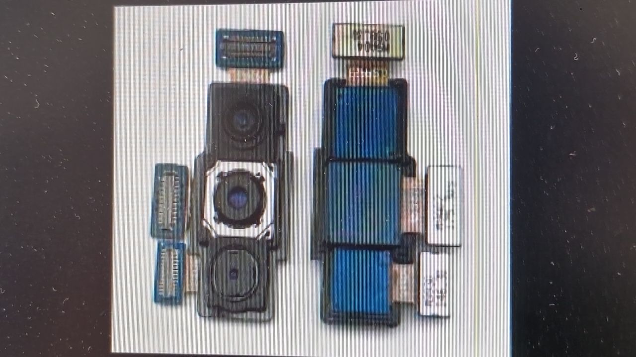 پک کامل دوربین اصلی روکار samsung a30s