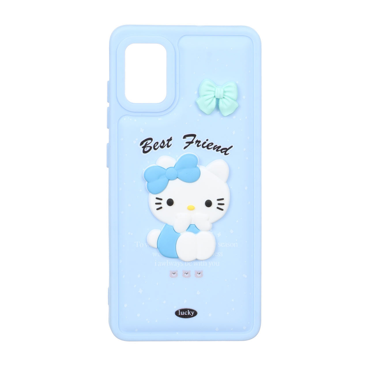 قاب پافر ساده عروسکی آبی Samsung galaxy a05