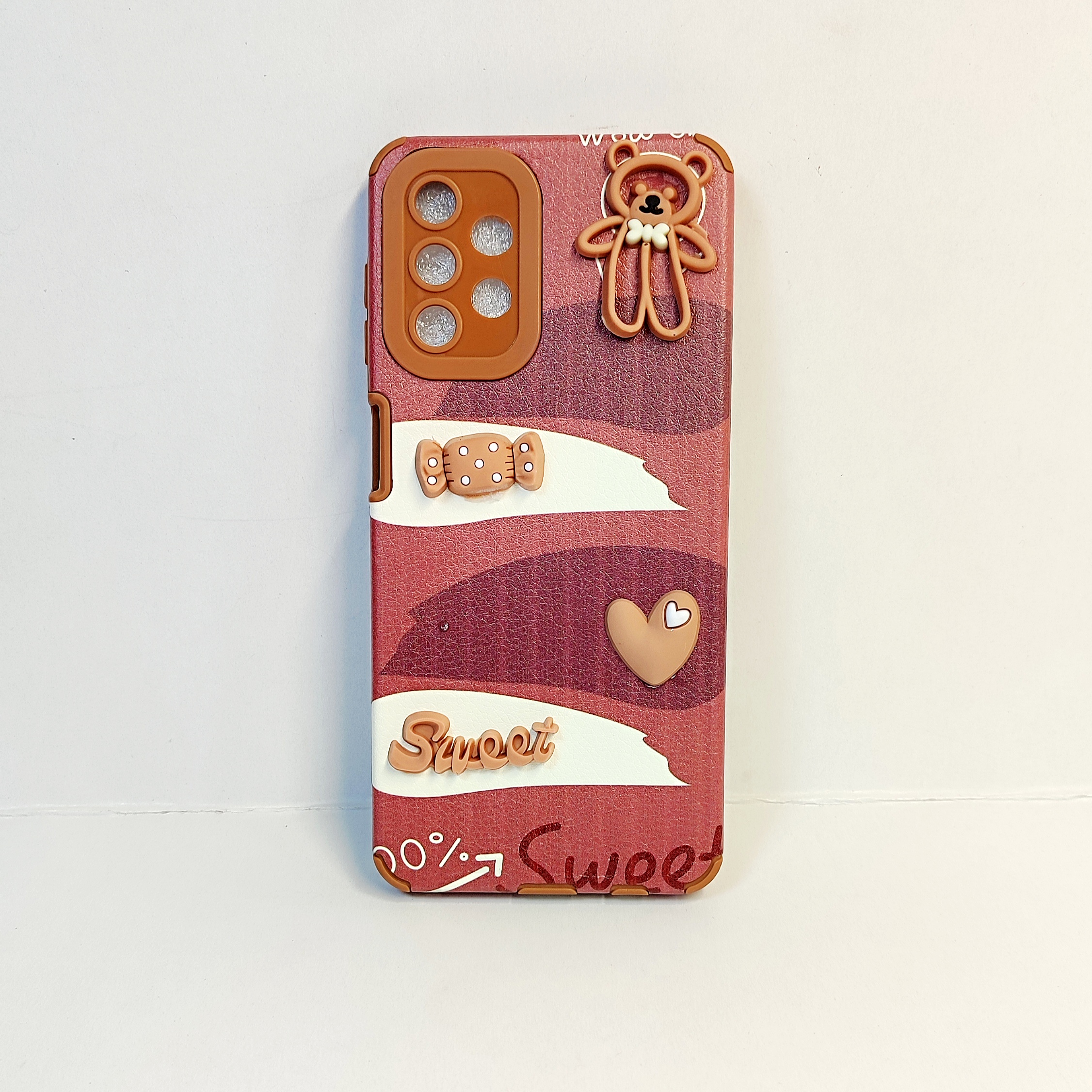 قاب فانتزی خرسی samsung A13 /قاب سامسونگ محافظ لنزدار